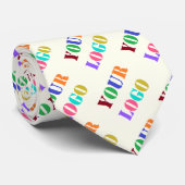 Kundenspezifische Gestaltung der Business-Logos Krawatte (Gerollt)