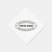 Kundenspezifische Gestaltung Ihres Firmenlogos und Serviette (Ecke)