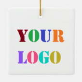 Kundenspezifische Gestaltung Ihres Firmenlogos Wei Keramikornament (Rückseite)
