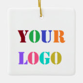 Kundenspezifische Gestaltung Ihres Firmenlogos Wei Keramikornament (Vorderseite)