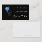 Kundenspezifische Gitarren-Tutor-Visitenkarte Visitenkarte (Vorne/Hinten)