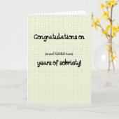 "Kundenspezifische Glückwunsch-" lustige Karte (Gelbe Blume)