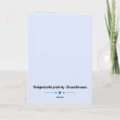 Kundenspezifische Glückwünsche zu Ihrer US-Staatsb Karte (Rückseite)