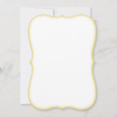 Kundenspezifische Gold Bracket Einladung - Machen (Rückseite)