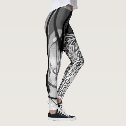 Kundenspezifische Graffik Leggings durch (Rechts)