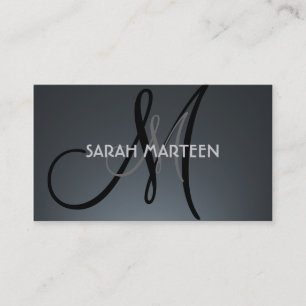 Kundenspezifische graue schwarze visitenkarte