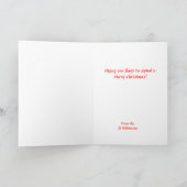 Kundenspezifische GreetingNautical Feiertagskarte (Innenseite)