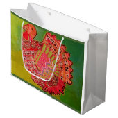 Kundenspezifische große Geschenk-Tasche mit der Große Geschenktüte (Vorderseite Schrägansicht)