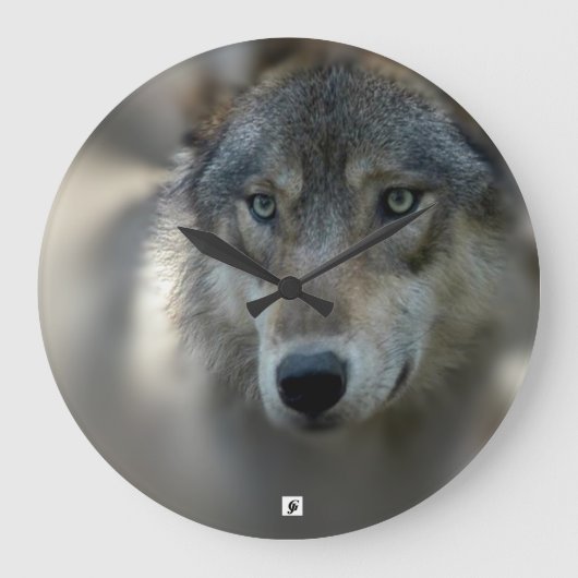 Kundenspezifische große runde Wanduhr (Vorderseite)