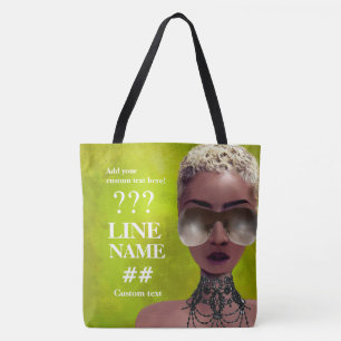 Kundenspezifische grüne tasche
