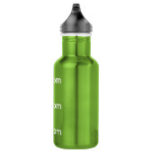 Kundenspezifische GRÜNE Wasser-Flasche des Trinkflasche (Rechts)