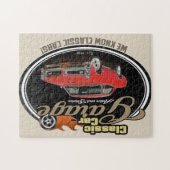 Kundenspezifische GTO Garage des klassischen Auto- Puzzle (Horizontal)