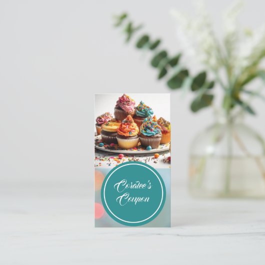 Kundenspezifische Gutscheindiskontkarte Rabattkarte (Stehend Vorderseite)