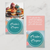 Kundenspezifische Gutscheindiskontkarte Rabattkarte (Vorne/Hinten)