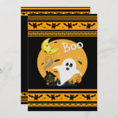 Kundenspezifische Halloween-Party-Einladung Einladung (Vorne/Hinten)