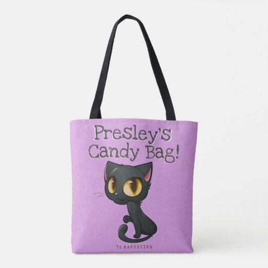 Kundenspezifische Halloweentrick-oder Tasche (Rückseite)