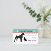 Kundenspezifische Haustier-Visitenkarten - Visitenkarte (Stehend Vorderseite)