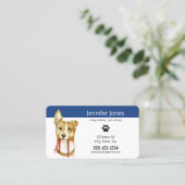 Kundenspezifische Haustier-Visitenkarten - Visitenkarte (Stehend Vorderseite)