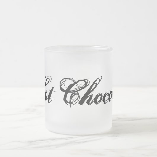 Kundenspezifische heiße Schokoladen-Tassen - Mattglastasse (Mittel)