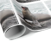 Kundenspezifische Hintergrundfarbe des Siegels Geschenkpapier (Rolleneckpunkt)