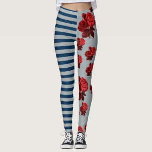 Kundenspezifische Hintergrundfarbeblauer Leggings