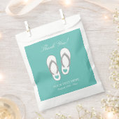 Kundenspezifische Hochzeit am Strand dank Gastgesc Geschenktütchen (Ausgeschnitten)