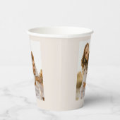 Kundenspezifische Hochzeit von Fotos Pappbecher (Rechts)