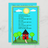 Kundenspezifische Housewarming-Party Einladung (Vorne/Hinten)