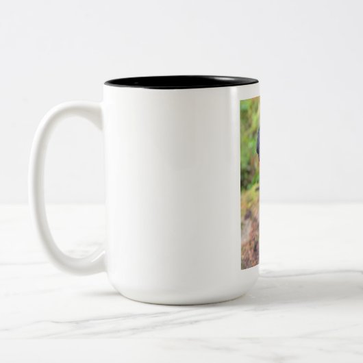 Kundenspezifische Hunde-Tasse - das perfekte Last- Zweifarbige Tasse (Links)