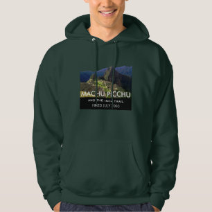 Kundenspezifische Inka-Spur, Machu Picchu Gedenk Hoodie