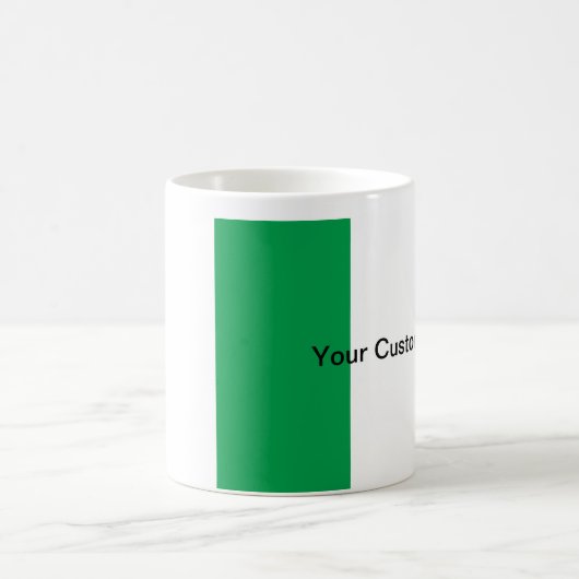 Kundenspezifische irische Flagge Kaffeetasse (Mittel)