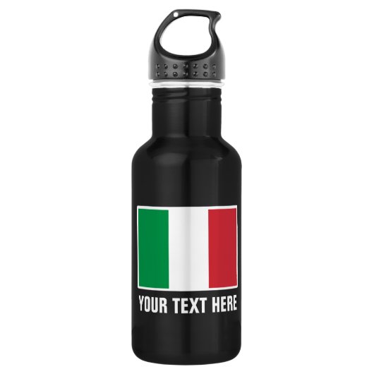 Kundenspezifische italienische edelstahlflasche (Vorderseite)