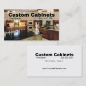 Kundenspezifische Kabinette - Tischler, Visitenkarte (Vorne/Hinten)