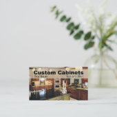 Kundenspezifische Kabinette - Tischler, Visitenkarte (Stehend Vorderseite)