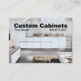 Kundenspezifische Kabinette - Tischler, Visitenkarte