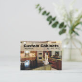 Kundenspezifische Kabinette - Tischler, Visitenkarte (Stehend Vorderseite)