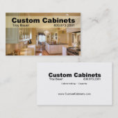 Kundenspezifische Kabinette - Tischler, Visitenkarte (Vorne/Hinten)