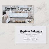 Kundenspezifische Kabinette - Tischler, Visitenkarte (Vorne/Hinten)