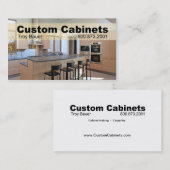 Kundenspezifische Kabinette - Tischler, Visitenkarte (Vorne/Hinten)