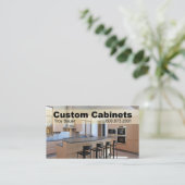 Kundenspezifische Kabinette - Tischler, Visitenkarte (Stehend Vorderseite)