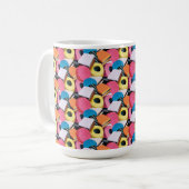 Kundenspezifische Kaffee-Tasse Lakritze Allsorts. Kaffeetasse (Vorderseite Links)