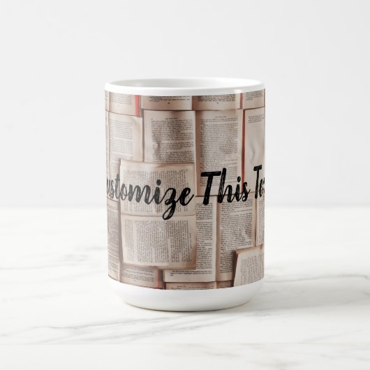 Kundenspezifische Kaffeetasse (Mittel)