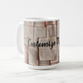 Kundenspezifische Kaffeetasse (Vorderseite Links)