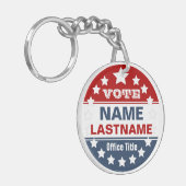 Kundenspezifische Kampagne Schlüsselanhänger (Vorderseite links)