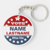 Kundenspezifische Kampagne Schlüsselanhänger (Rückseite)