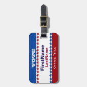 Kundenspezifische Kampagnen-Schablone Gepäckanhänger (Vorderseite vertikal)