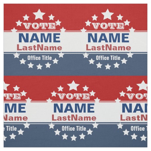 Kundenspezifische Kampagnen-Schablone Stoff (Muster)