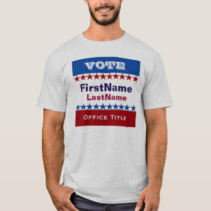 Kundenspezifische Kampagnen-Schablone T-Shirt
