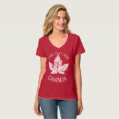 Kundenspezifische Kanada T - Shirt Retro Canada So (Vorderseite Vollansicht)