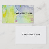 Kundenspezifische Karte des künstlerischen (Vorne/Hinten)